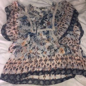 Boho Patterned Summer Shirt/Beach Cover Up